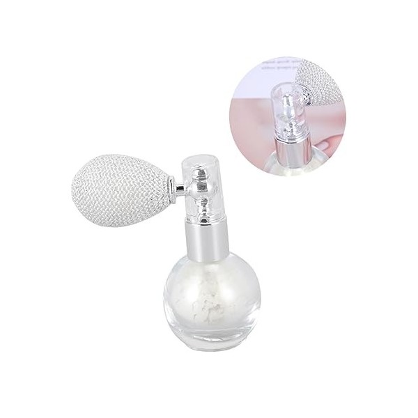 DOITOOL 2 Pièces maquillage en spray surligneur maquillage du corps haut bouteille de parfum pulvérisateur de poudre libre Vi