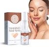 YOUZ BronzeMist Tanning Nasal Spray, Tanning Sunless Spray -Soft Brown, Luxe Self Tanning Facial Mist, Tanning Accelerator Ac