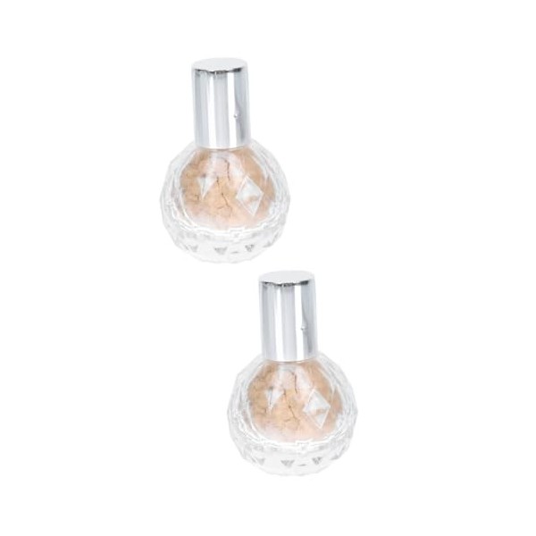 minkissy 3 Pièces Poudre Dairbag De Corps Surligneur De Cheveux Paillettes Pour Le Corps Pour Les Femmes Corps De Pulvérisat