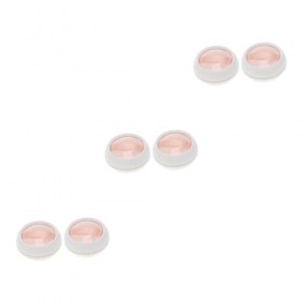 FOMIYES Poudrière 6 Pièces Étui à Poudre Vide Houppette De Maquillage Houppette En Vrac Récipient à Poudre Contenant De Poudr