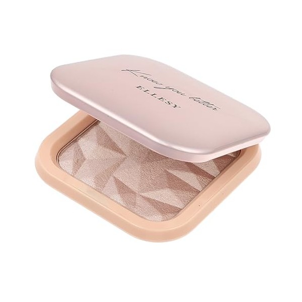 minkissy 2 Pièces Poudre De Surbrillance De Réparation Poudre Compacte Poudre Surligneur Poudre Éclaircissante Pour Le Visage