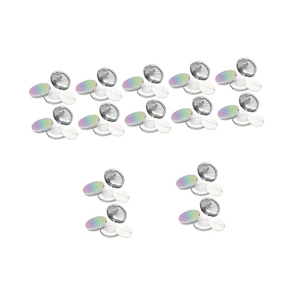 FRCOLOR 6 Pièces Boîte De Poudre Poudre Compact Récipient De Poudre Pour Le Visage En Vrac Mini Maquillage Maquillage En Vrac