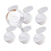 Angoily 6 Pcs Portable Bouteille Cosmétique Boîte De Poudre Conteneurs De Voyage Pour Articles De Toilette Visage Houppette S