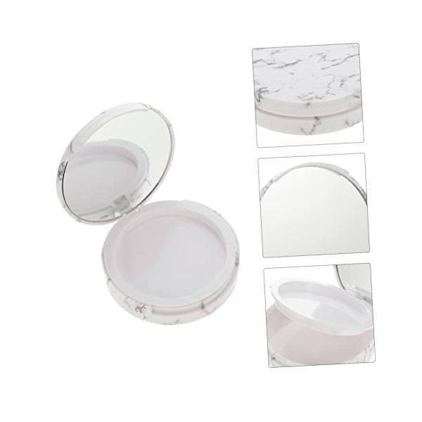 Angoily 6 Pcs Boîte De Rangement DIY Poudre Cas Trousse De Maquillage Cosmétique Poudre De Maquillage Portable Cas De Poudre 