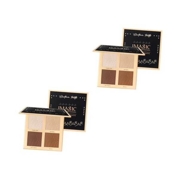 Angoily Éclaircir La Poudre Palette De Contour De Maquillage Trousse Maquillage Surligneur Poudre De Contour Des Femmes Poudr