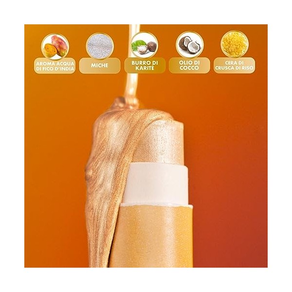 Enooso - Huile Solide Illuminatrice Visage et Corps - Stick Crème Parfumé et Nourrissant au Miche Naturel - Maquillage Enlumi