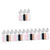 FRCOLOR 75 Pièces Miniature Mini Houppette De Maquillage Doigt Bouffée De Rougir Éponges De Maquillage Pour Le Mélange Spatul