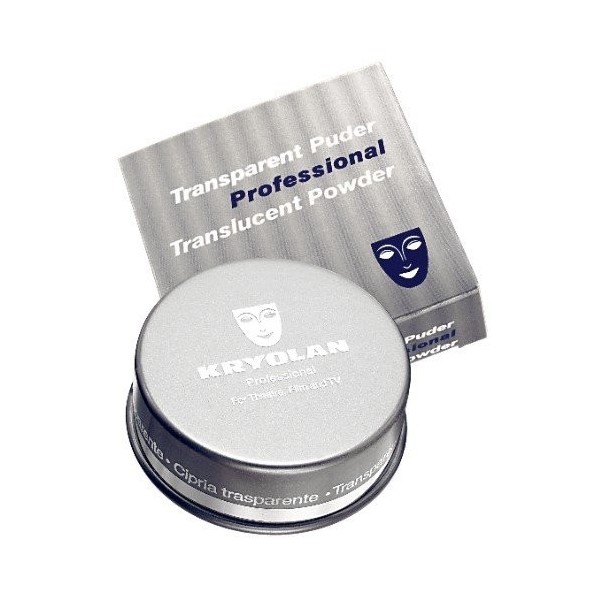 Kryolan Poudre de fixation transparente 60 g - Couleur : TL2