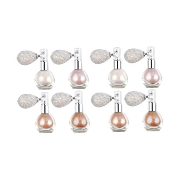 DOITOOL 4 Pièces pulvérisation de poudre pour le corps poudre de pulvérisation pour le visage pulvérisation de poudre scintil