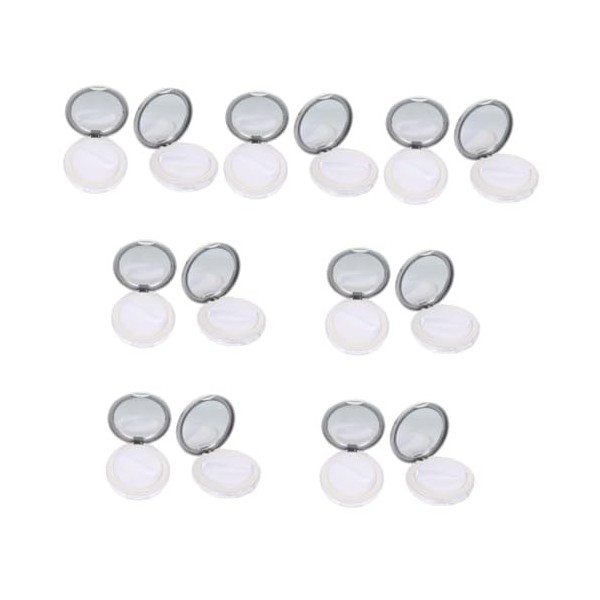 minkissy 6 Pièces Poudrier support mural pour télécommande paquets de maquillage vide récipient à poudre libre support de pou