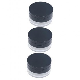 POPETPOP 3 Pièces Conteneur De Poudre Portable Maquillage Boîte De Poudre Récipient en Plastique Organisateur De Maquillage P