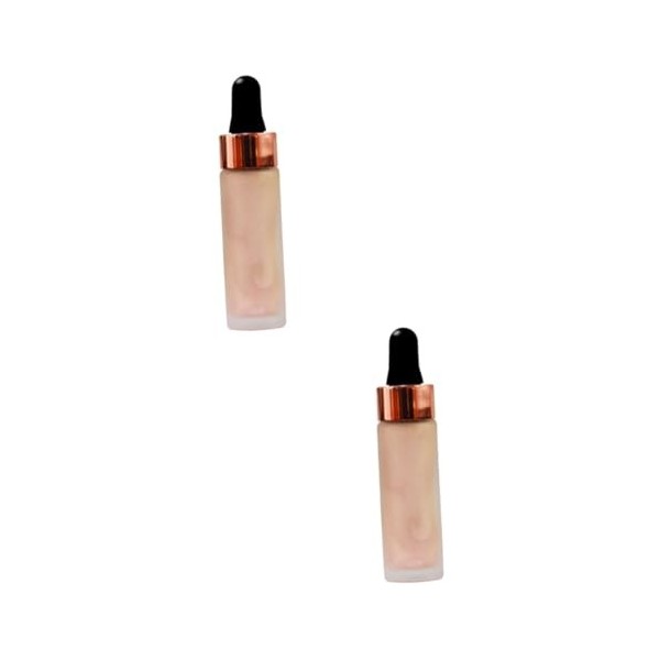 FRCOLOR Surligneur Tridimensionnel Rehausseur De Mode 2 Pièces Gouttes Éclairantes Pour Femmes Dc- Rehausseur De Maquillage