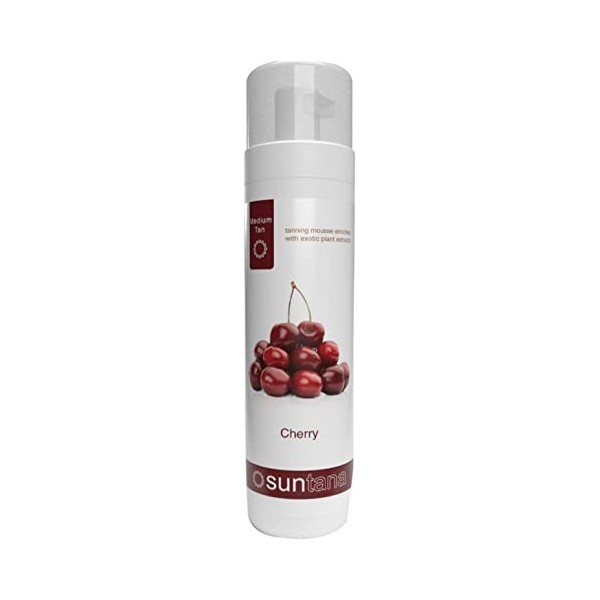 Suntana Spray tan Spray Tan Mousse autobronzante parfumée à la cerise Taille M