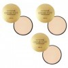 3 x Max Factor Creme Puff Face Powder 14g - 40 Creamy Ivory