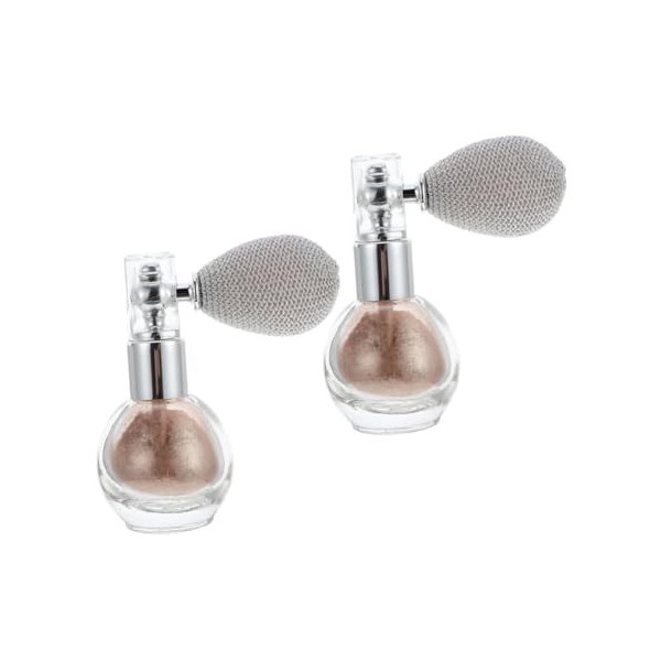 DOITOOL 4 Pièces pulvérisation de paillettes un verre pulvérisateur de poudre de maquillage poudre de cheveux décor spray pai