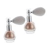 DOITOOL 4 Pièces pulvérisation de paillettes un verre pulvérisateur de poudre de maquillage poudre de cheveux décor spray pai