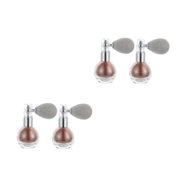 DOITOOL 4 Pièces pulvérisation de paillettes un verre pulvérisateur de poudre de maquillage poudre de cheveux décor spray pai
