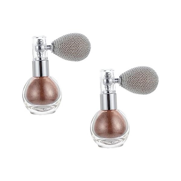 DOITOOL 4 Pièces pulvérisation de paillettes un verre pulvérisateur de poudre de maquillage poudre de cheveux décor spray pai