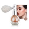 Qwesure Xixi Poudre de paillettes Highlighting Spray Brillance corporelle Poudre libre Vaporiser Mise en valeur Parfum Poudre