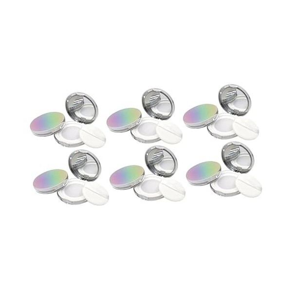 FOMIYES 10 Pièces Poudrier Poudre Compacte Boîte Cosmétique À Clapet Simple