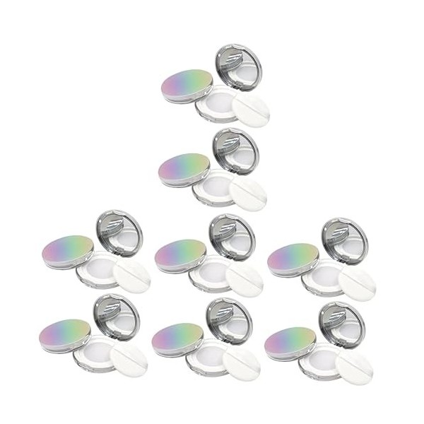 FOMIYES 10 Pièces Poudrier Poudre Compacte Boîte Cosmétique À Clapet Simple