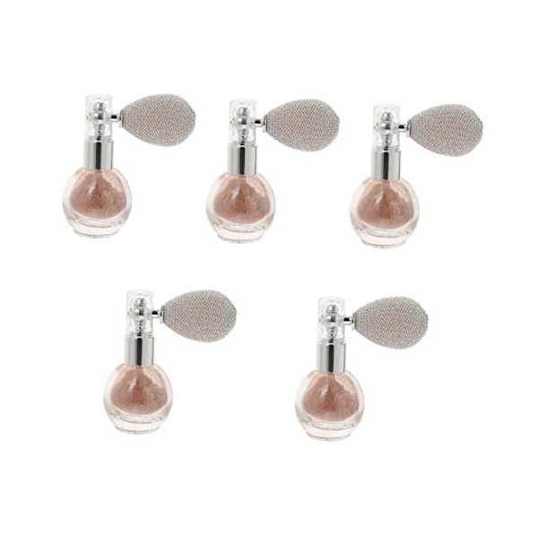 minkissy 4 Pièces Pulvérisation De Poudre Pour Le Corps Poudre De Pulvérisation Pour Le Visage Spray Corporel Scintillant Pou