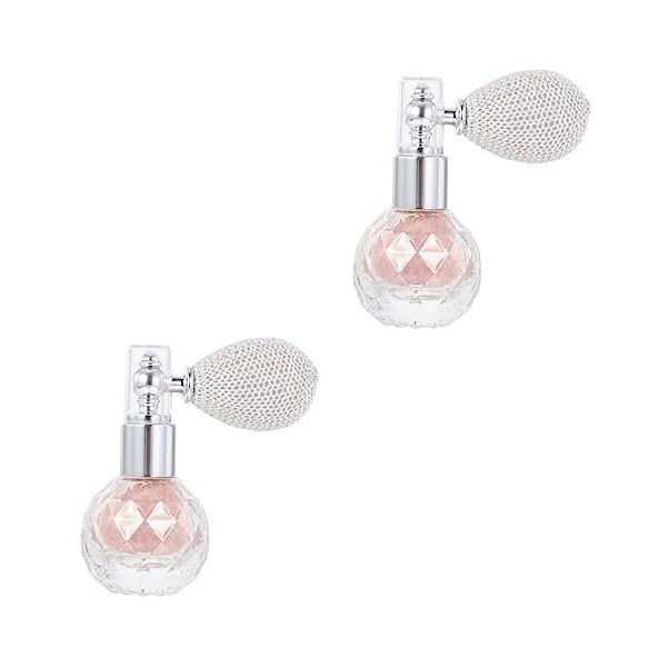 Beaupretty 2 Pcs Corps Air Bag Poudre Blush Parfum Presse Poudre Maquillage Visage Paillettes Poudre Maquillage Spray Corps S