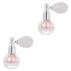 Beaupretty 2 Pcs Corps Air Bag Poudre Blush Parfum Presse Poudre Maquillage Visage Paillettes Poudre Maquillage Spray Corps S