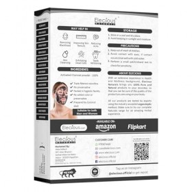 Elecious Naturals Activated Charcoal Powder Ideal for Face and Skin Removed Dead Skin, Impurities and Detoxify Skin Coconut C