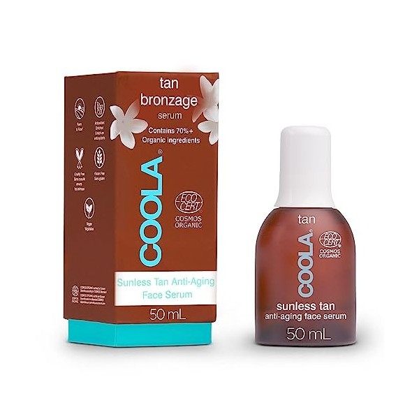 Coola Sunless Tan Anti Age FaceSerum Siero Viso Auto Abbronz