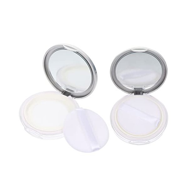 8 Pièces Poudrier Récipient à Poudre Libre Support De Poudre Mince Support De Poudre Libre Organisateur De Maquillage Portabl