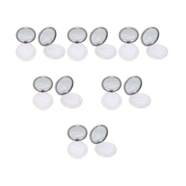 8 Pièces Poudrier Récipient à Poudre Libre Support De Poudre Mince Support De Poudre Libre Organisateur De Maquillage Portabl