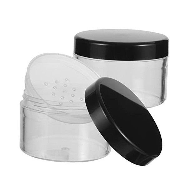 10 Pièces Poudrier Contenants De Poudre Pour Le Visage Contenant De Poudre De Maquillage Petits Pots Avec Couvercles Porte-po