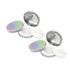 FRCOLOR 8 Pièces Poudrier Récipient à Poudre Avec Houppette Conteneur Compact De Poudre Poudre Compacte Étui à Poudre Mini-ma
