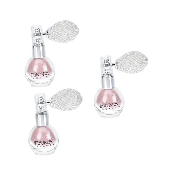 COHEALI 3 Pièces Pulvérisation De Paillettes Poudre Pour Le Corps Pour Femmes Spray Corporel Pour Femme Flacons De Parfum Vid