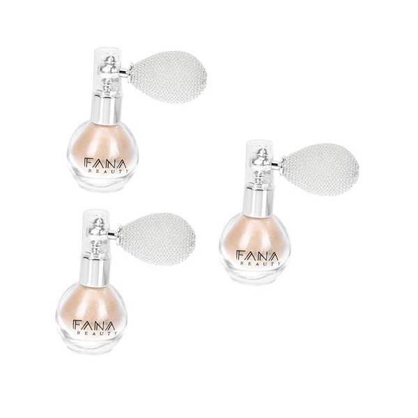 COHEALI 3 Pièces Pulvérisation De Paillettes Poudre Pour Le Corps Pour Femmes Spray Corporel Pour Femme Flacons De Parfum Vid