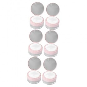 Beaupretty 6 Pièces Organisateur De Maquillage Portable Organisateur De Maquillage Houppette pour Le Corps Petits Contenants 