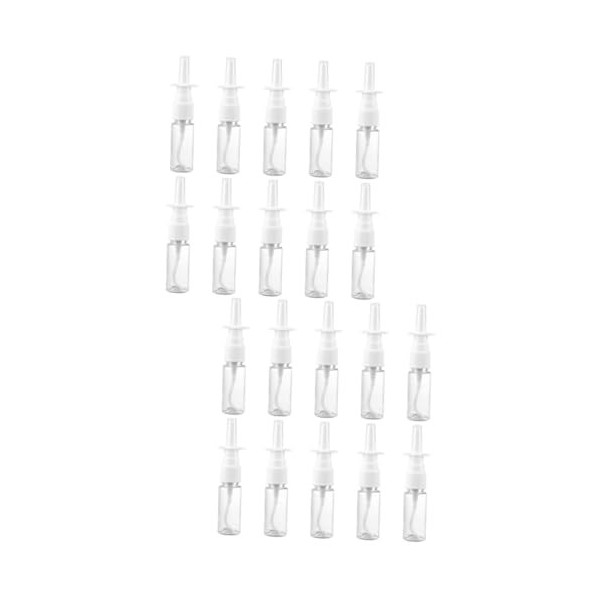 iplusmile 60 Pièces Mini Vaporisateur Etagere Rangement Plastique Vaporisateur Portatif Flacon Pulvérisateur Épaissi Vaporisa