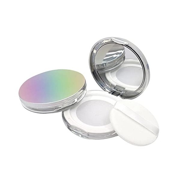 FOMIYES 10 Pièces Poudrier Étui Compact à Poudre Cas De Poudre De Maquillage Contenant De Houppette Pour Le Corps Étui Compac