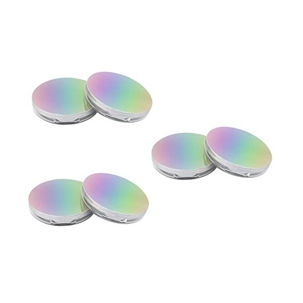 FOMIYES 10 Pièces Poudrier Étui Compact à Poudre Cas De Poudre De Maquillage Contenant De Houppette Pour Le Corps Étui Compac