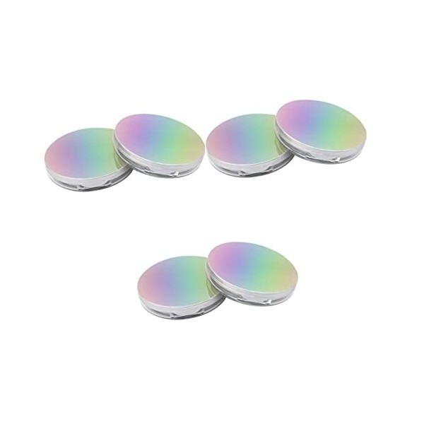 Beavorty 10 Pièces Poudrier Compact De Maquillage Vide Poudre De Maquillage Étui Compact à Poudre Étui à Poudre Vide Contenan