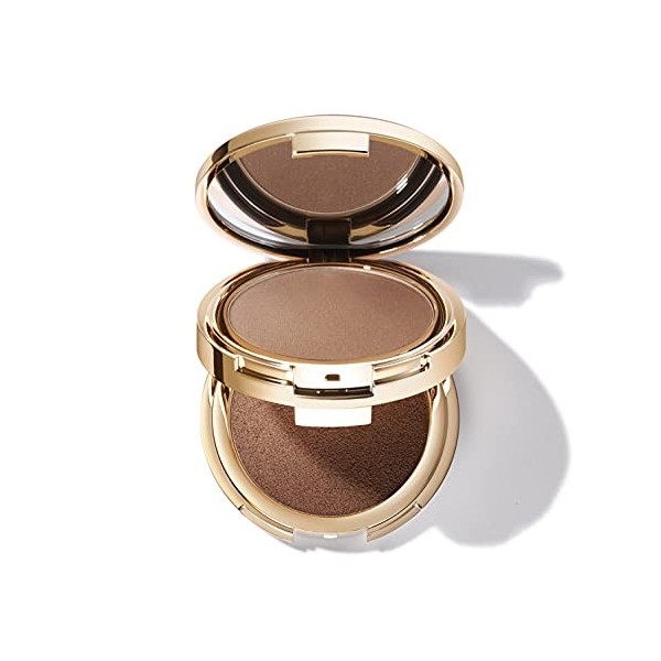 ICONIC London Precision Duo Contour Pots | Pour sculpter les os de joues | Poudre ultra fine pour un look naturel | Vegan et 