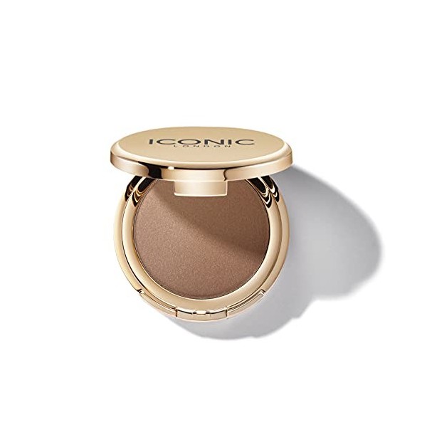 ICONIC London Precision Duo Contour Pots | Pour sculpter les os de joues | Poudre ultra fine pour un look naturel | Vegan et 