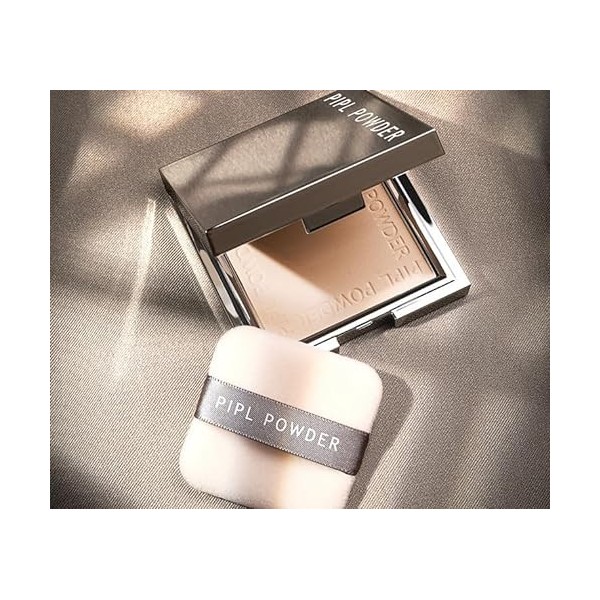 PREMIUM DRY Compact Setting Powder, Extra Compact Mattifying Powder and Translucent Color, Natural Silver Tone