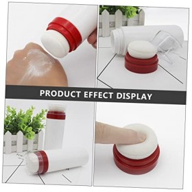 minkissy 8 Pièces Compact Étui à Houppette Bouteille De Talc Pour Le Corps Contenant De Poudre De Maquillage Vide Poudre Pour