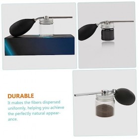 Beavorty 3 Pièces Plumeau Barbier Distributeur De Poudre De Fibre Capillaire Fibres Capillaires Pour Cheveux Clairsemés Poudr