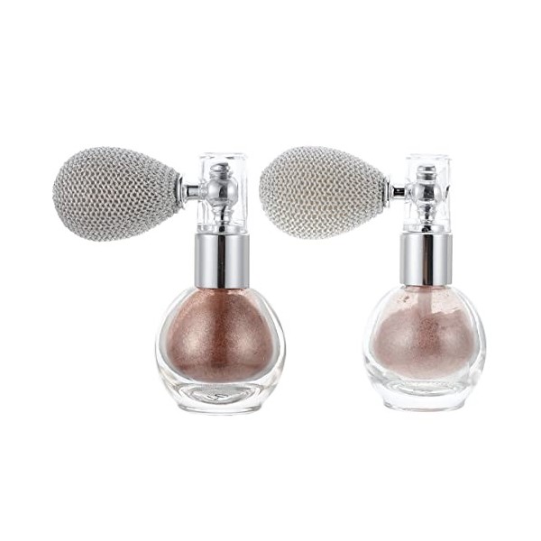 minkissy 6 Pièces Pulvérisation De Paillettes Spray Scintillant Pour Les Cheveux Pulvérisation De Poudre Scintillante Pulveri