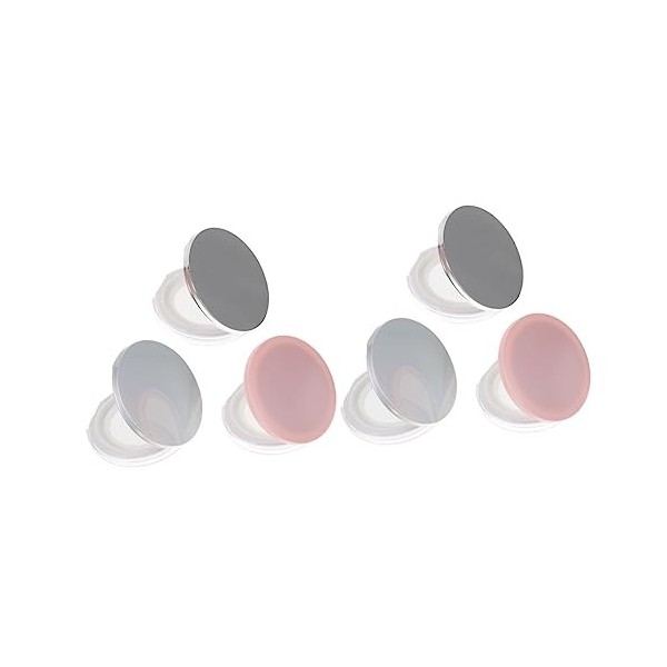 FRCOLOR 15 Pièces Boîte à Poudre Avec Miroir Contenants De Maquillage Vides Support De Stockage De Paillettes Pot Déchantill