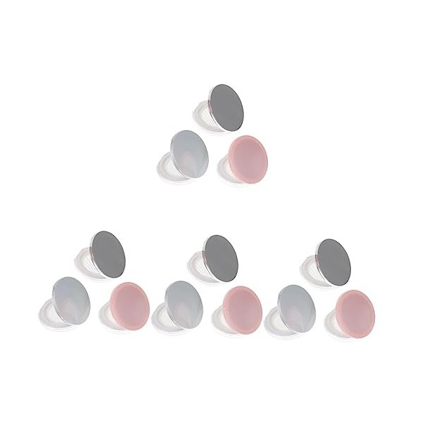 FRCOLOR 15 Pièces Boîte à Poudre Avec Miroir Contenants De Maquillage Vides Support De Stockage De Paillettes Pot Déchantill