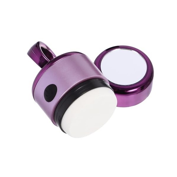 Angoily 2 Pièces Bouffantes De Poudre De Maquillage Mélangeur De Maquillage Violet